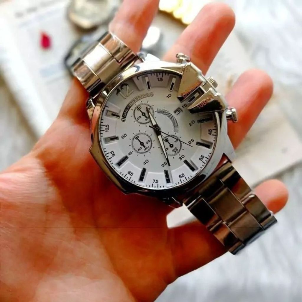 قیمت ساعت دیزل مردانه بند استیل نورا