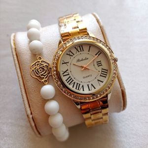 فروش اینترنتی ساعت زنانه بند استیل طلایی مارک بالدا (Baleda) نورا