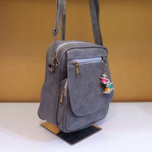 خرید آنلاین کیف دوشی مدل Gucci رنگ خاکستری