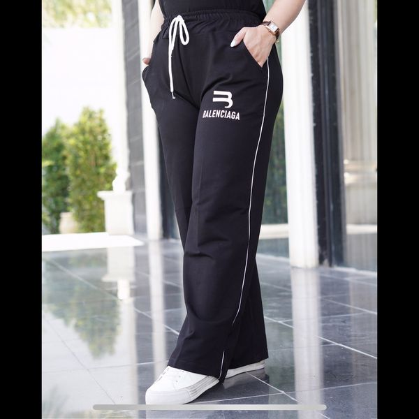 شلوار بگ زنانه گلکسی گرم بالا فری سایز