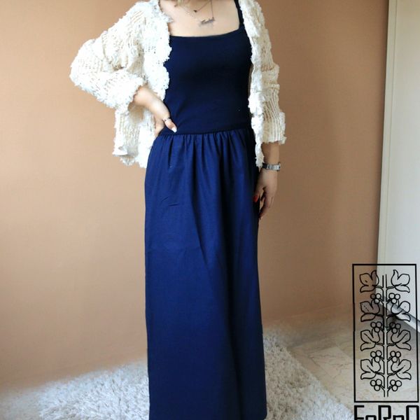 پیراهن بلند دخترانه کبریتی