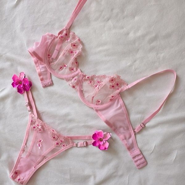 ست صورتی نیم کاپ شین