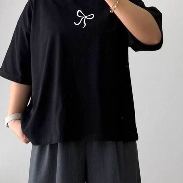 تیشرت باکسی پاپیون