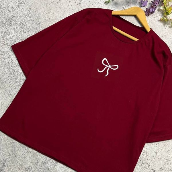 تیشرت باکسی پاپیون