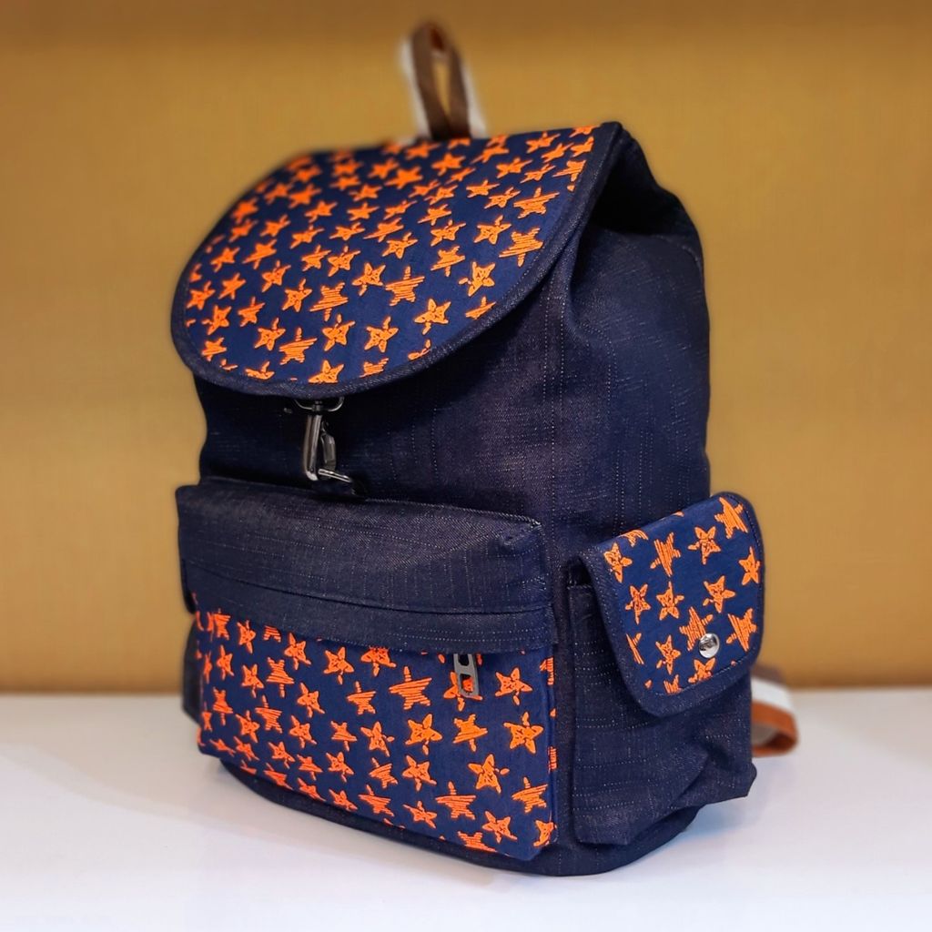 قیمت ارزان کوله پشتی جین مدل ستاره