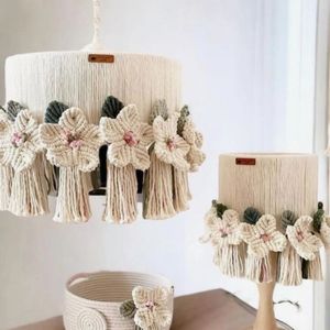 مجموعه دو عددی لوستر و آباژور رومیزی