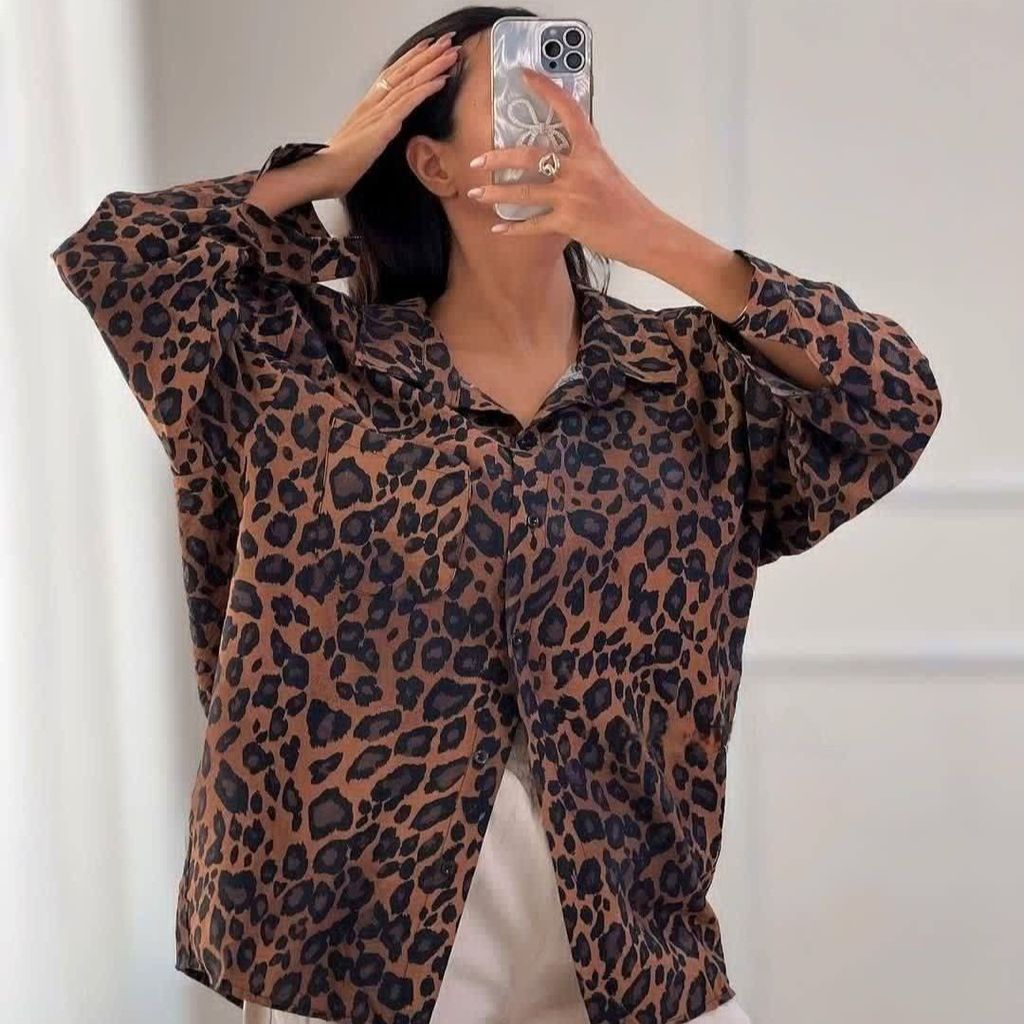 فروش اینترنتی شومیز زنانه پلنگی