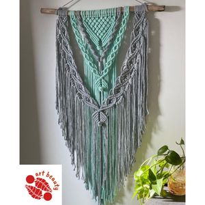 دیوارکوب مکرومه بافی طرح کیانا