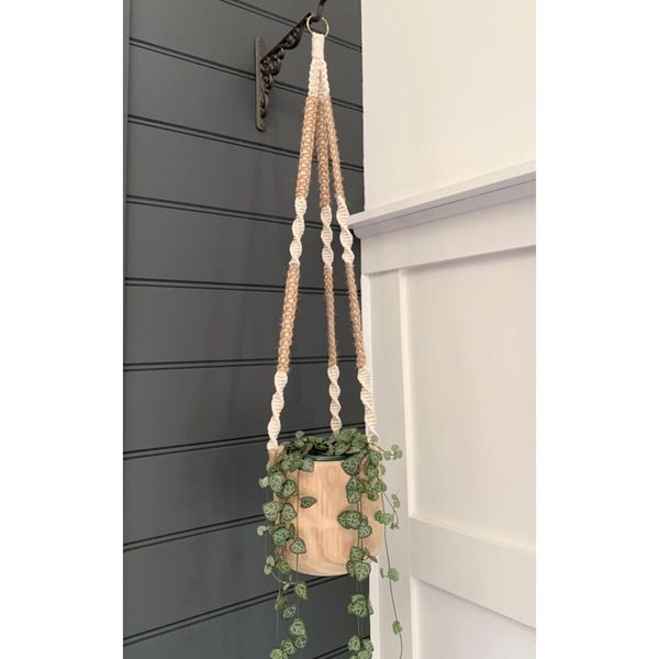 آویز گلدان مکرومه دکوراتیو طرح رویایی