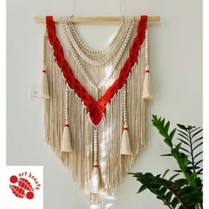 دیوارکوب مکرومه مدرن آویز دکوراتیو طرح فرنوش