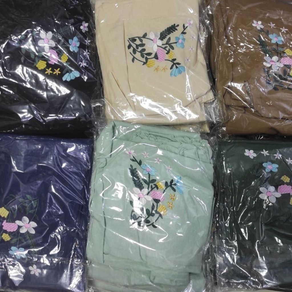 مشخصات کت دامن لنین پاییزه گلدوزی حسنا