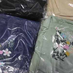 خرید انلاین کت دامن لنین پاییزه گلدوزی حسنا