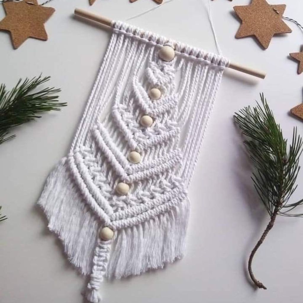 خرید آنلاین درخت مکرومه بافی مدل نارسیس