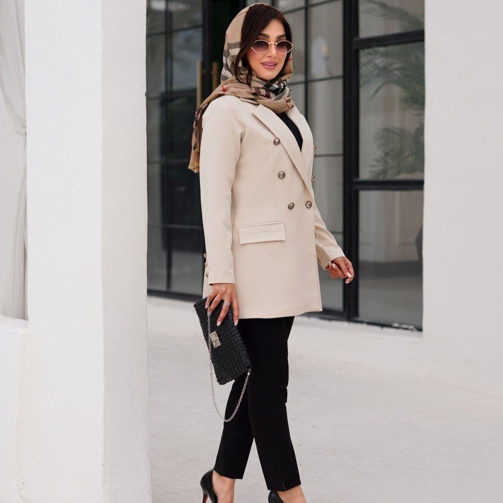 خرید اینترنتی مانتو کتی تک مازراتی کج راه درجه یک مریم