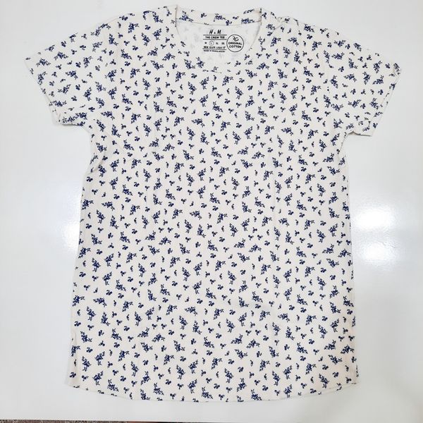 تیشرت زنانه کبریتی برند اچ اند ام لارج