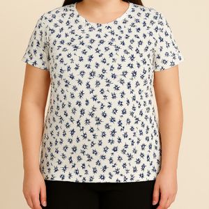 خرید آنلاین تیشرت زنانه کبریتی برند اچ اند ام لارج