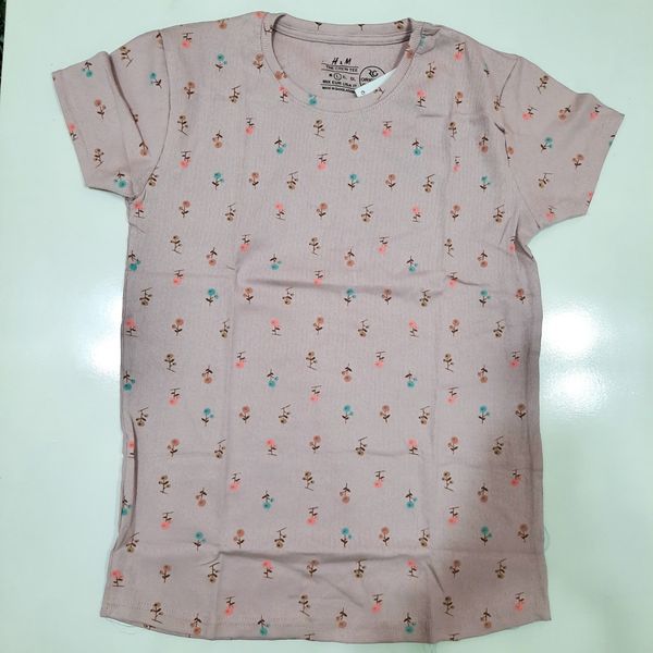 تیشرت زنانه کبریتی برند اچ اند ام لارج