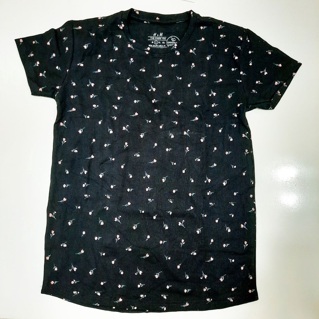 خرید انلاین تیشرت زنانه کبریتی برند اچ اند ام لارج