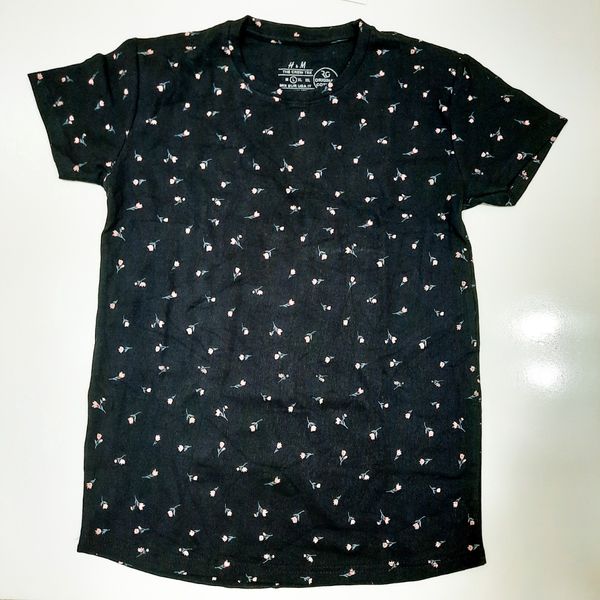 تیشرت زنانه کبریتی برند اچ اند ام لارج