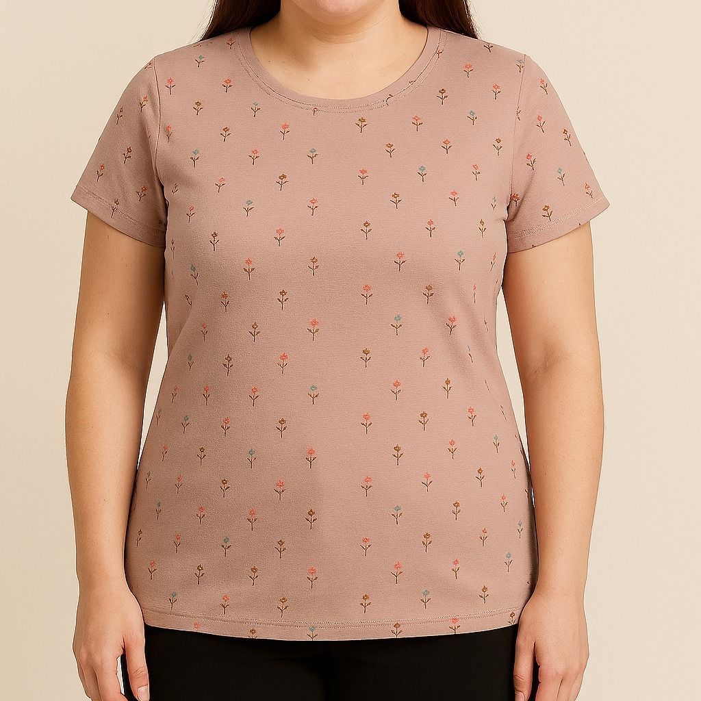 قیمت تیشرت زنانه کبریتی برند اچ اند ام لارج