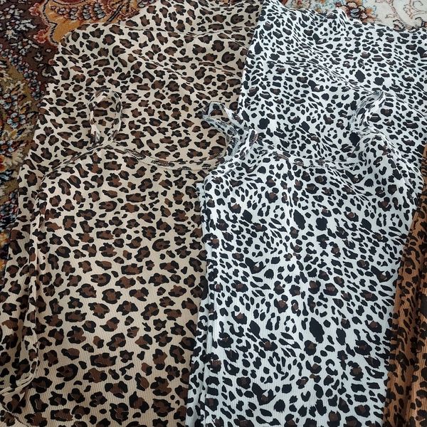 پیراهن پلنگی زنانه کبریتی