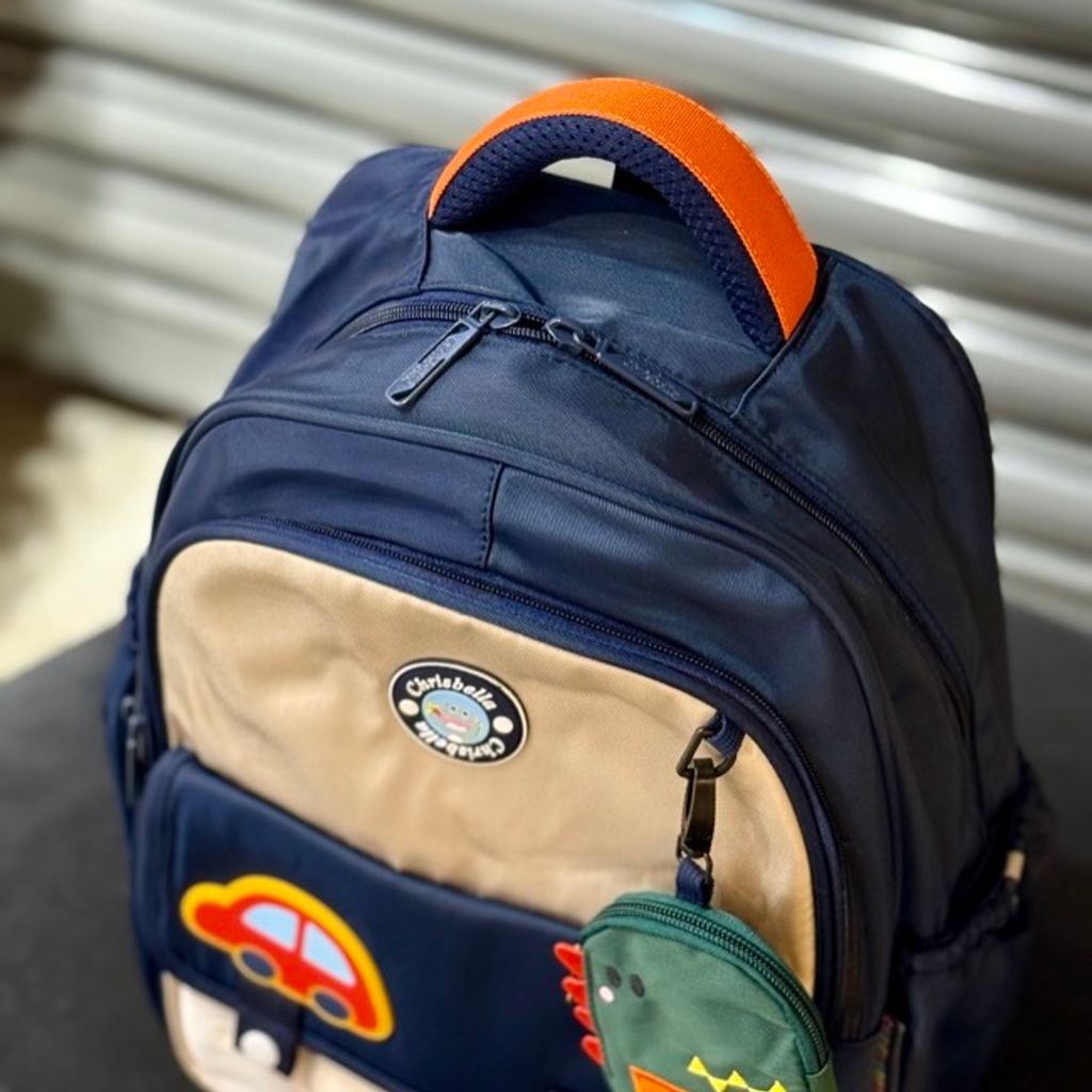 خرید اینترنتی قیمت کوله پشتی اورجینال طرح ماشین برند Chrisbella کد 4060504