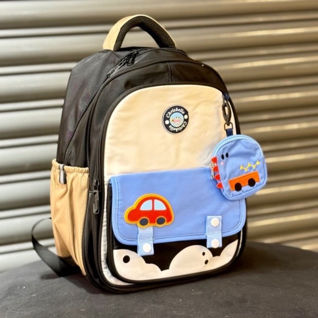 خرید انلاین کوله پشتی اورجینال طرح ماشین برند Chrisbella کد 4060504
