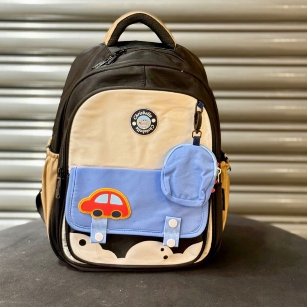مشخصات کوله پشتی اورجینال طرح ماشین برند Chrisbella کد 4060504