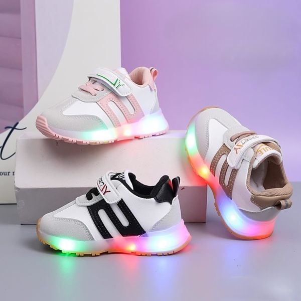 کتونی بچگانه چراغدار طرح S برند Kids کد 4022705