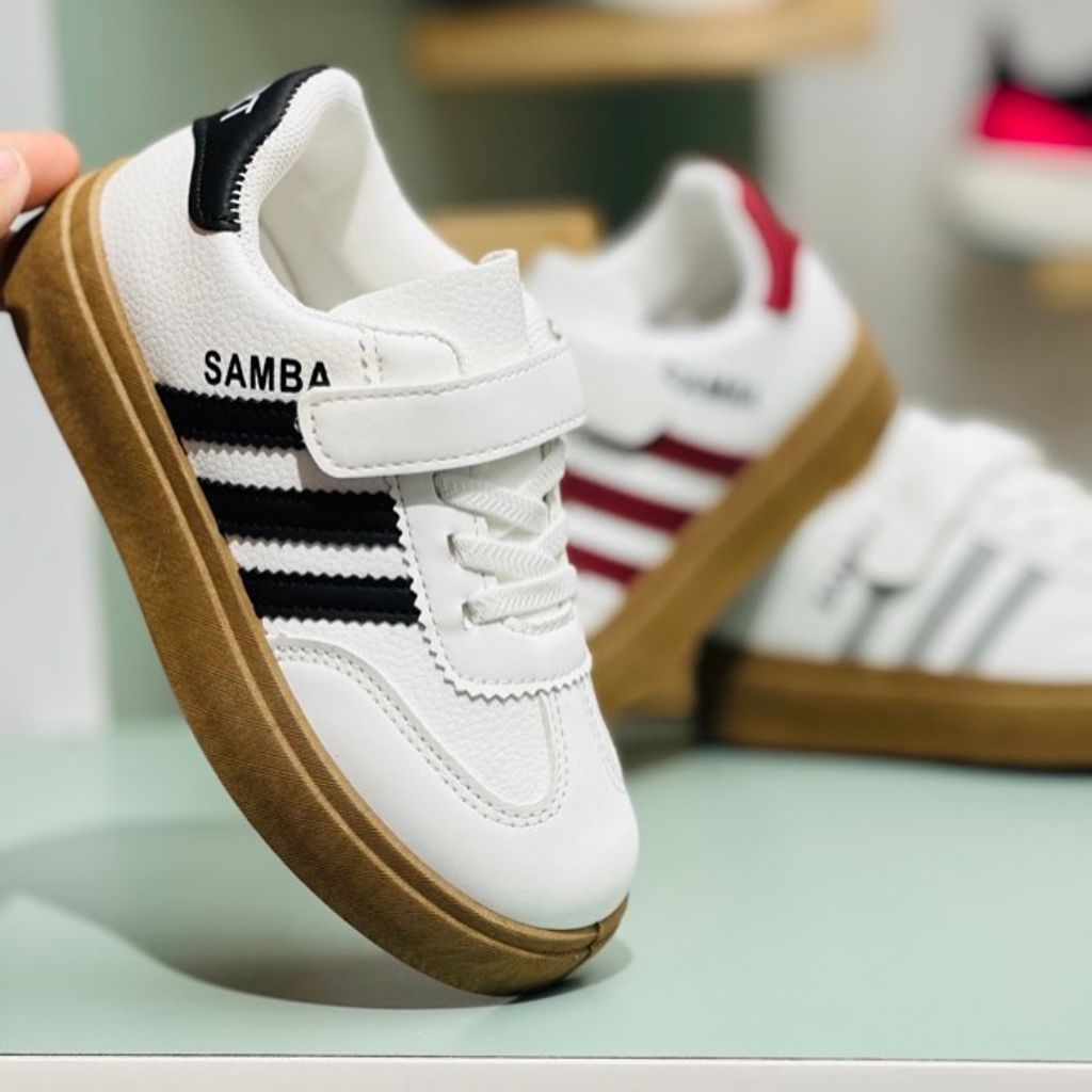 خرید اینترنتی قیمت ونس بچگانه وارداتی طرح سامبا سه خط برند Kids کد 4033102