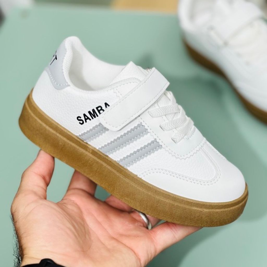 خرید اینترنتی قیمت ونس بچگانه وارداتی طرح سامبا سه خط برند Kids کد 4033102