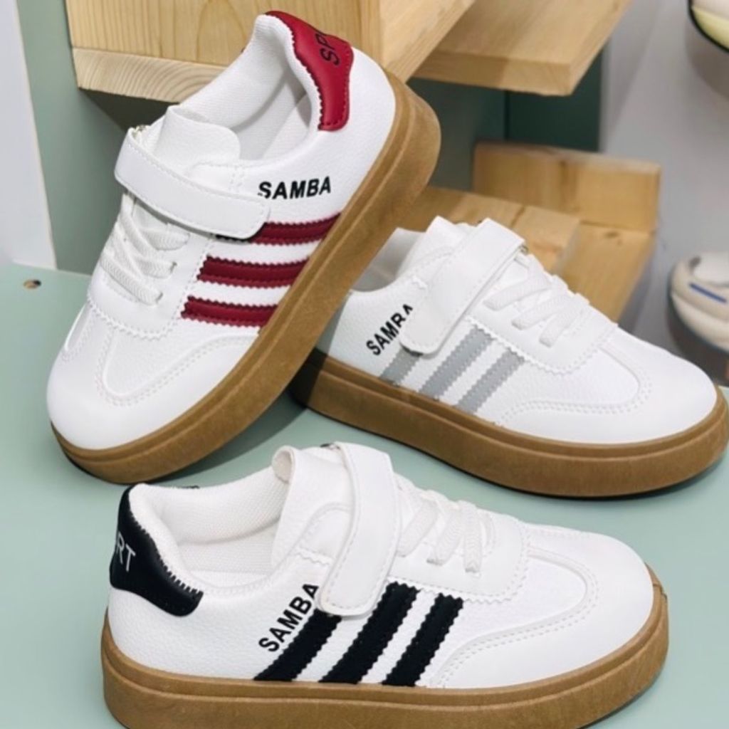 خرید اینترنتی ونس بچگانه وارداتی طرح سامبا سه خط برند Kids کد 4033102