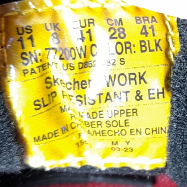 کفش مردانه اسکچرز چرمی مشکی مناسب اداره و محیط کار Skechers Dighton