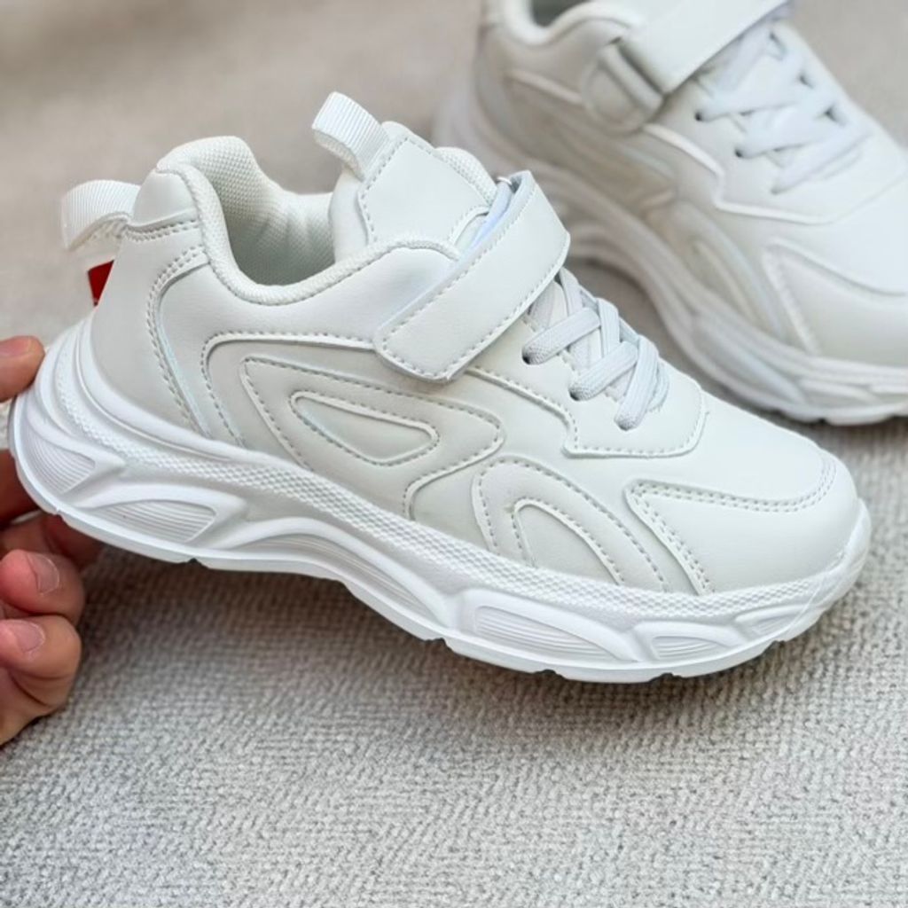 خرید اینترنتی قیمت کتونی بچگانه تمام سفید کد 121707