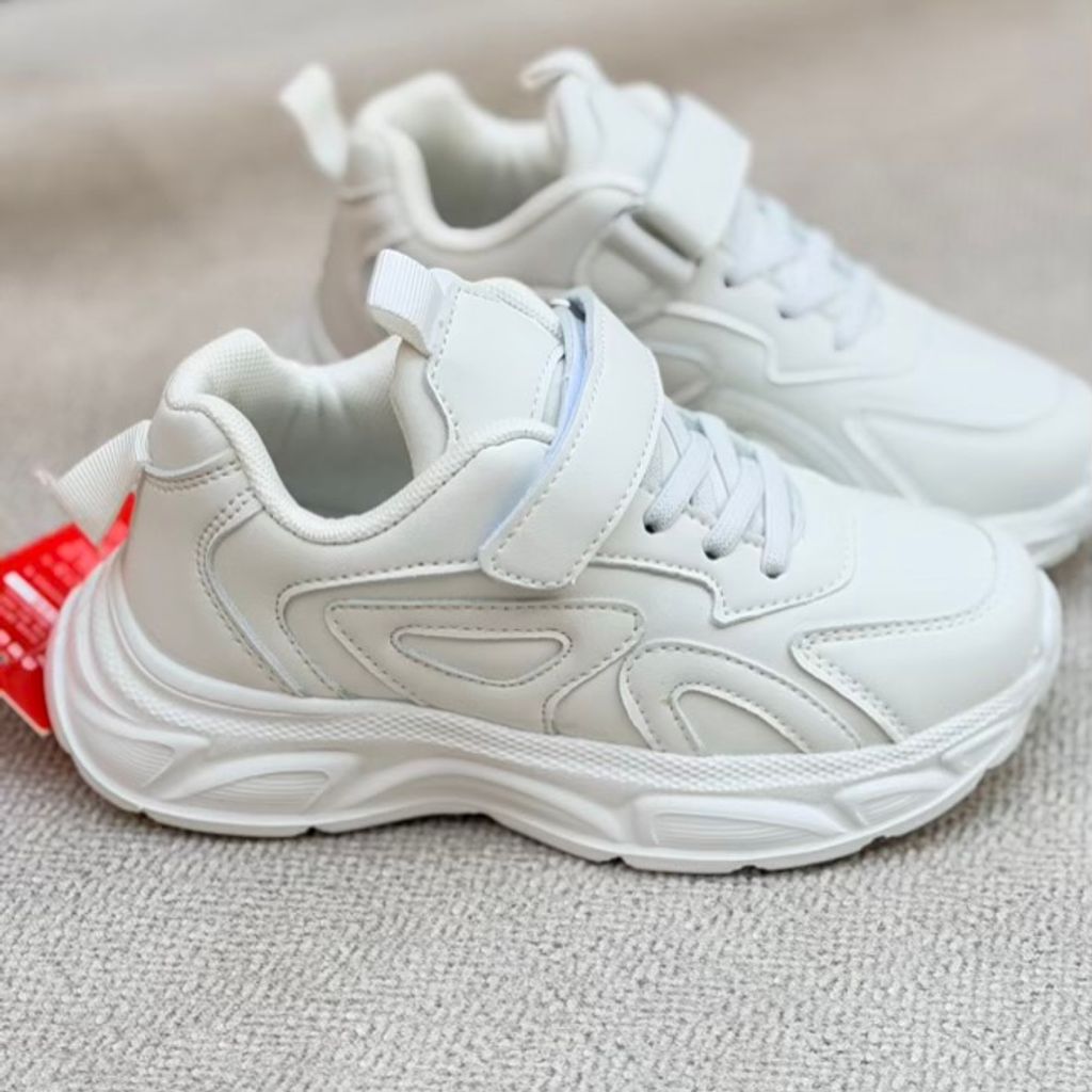 خرید اینترنتی قیمت کتونی بچگانه تمام سفید کد 121707