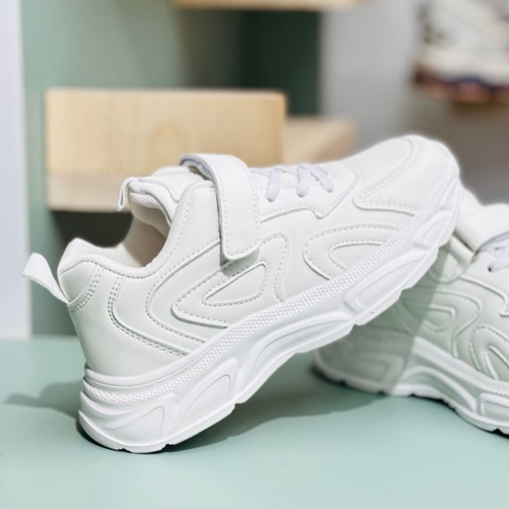 خرید اینترنتی قیمت کتونی بچگانه full white برند murche کد 121707