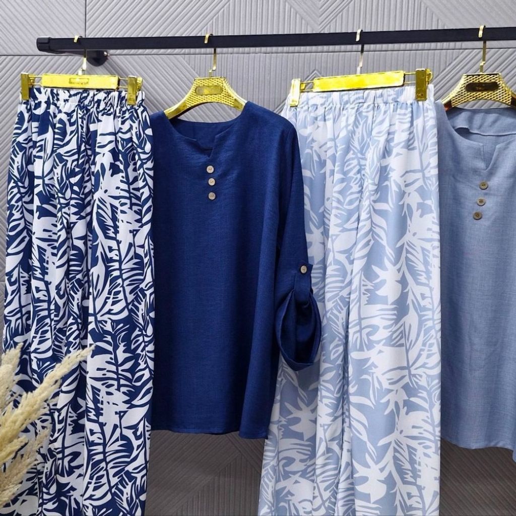 خرید آنلاین ست شومیز وشلوار طرحدار میلان نورا