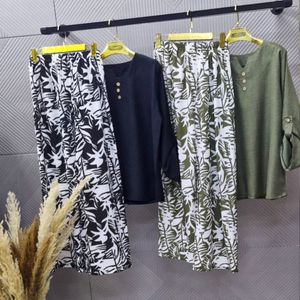 قیمت ست شومیز وشلوار طرحدار میلان نورا