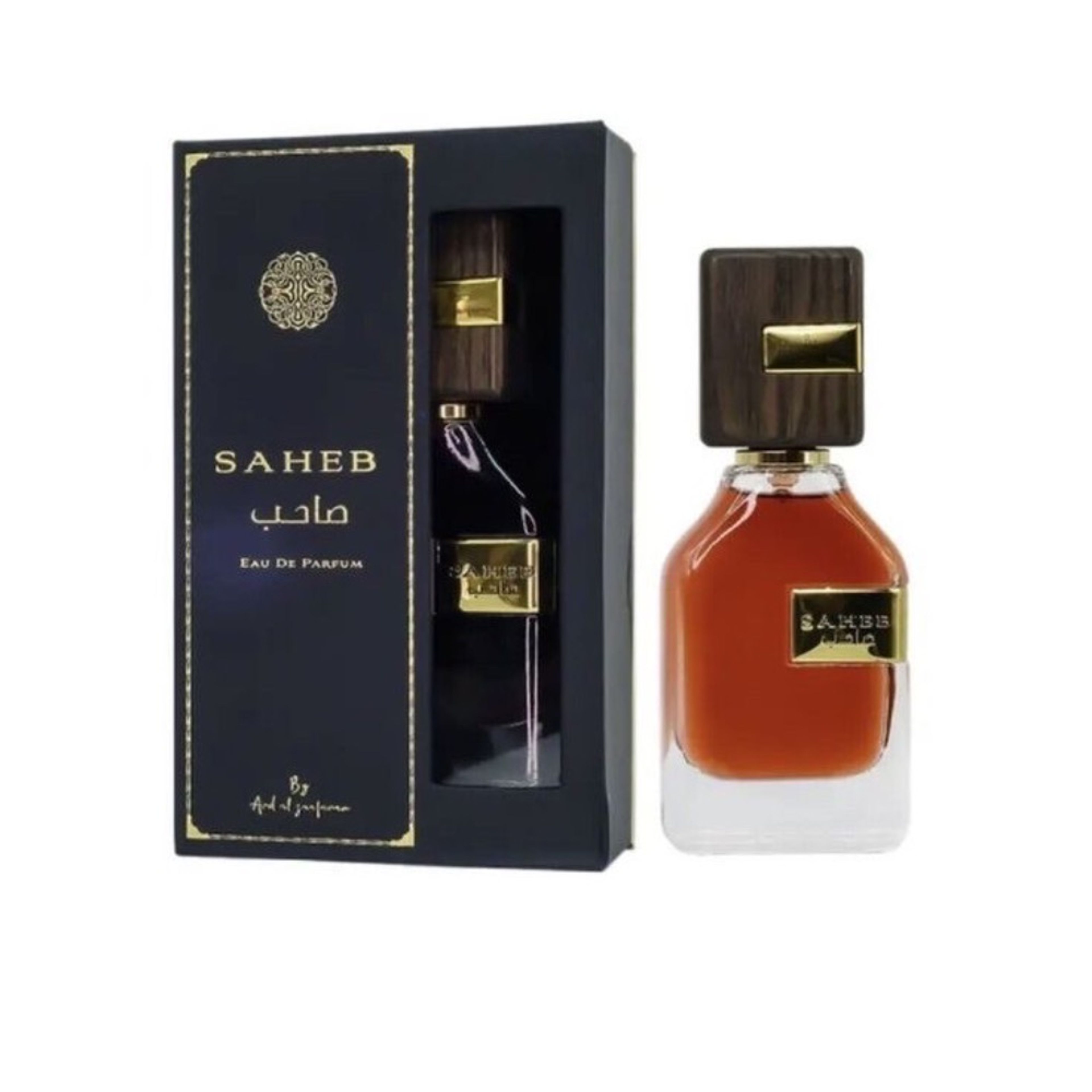 مشخصات عطر ادکلن صاحب Saheb قهوه ای مردانه ارض الزعفران اصلی