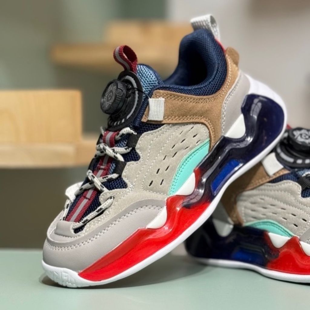 قیمت ارزان کتونی بچگانه طرح آبرنگی کد 4052902