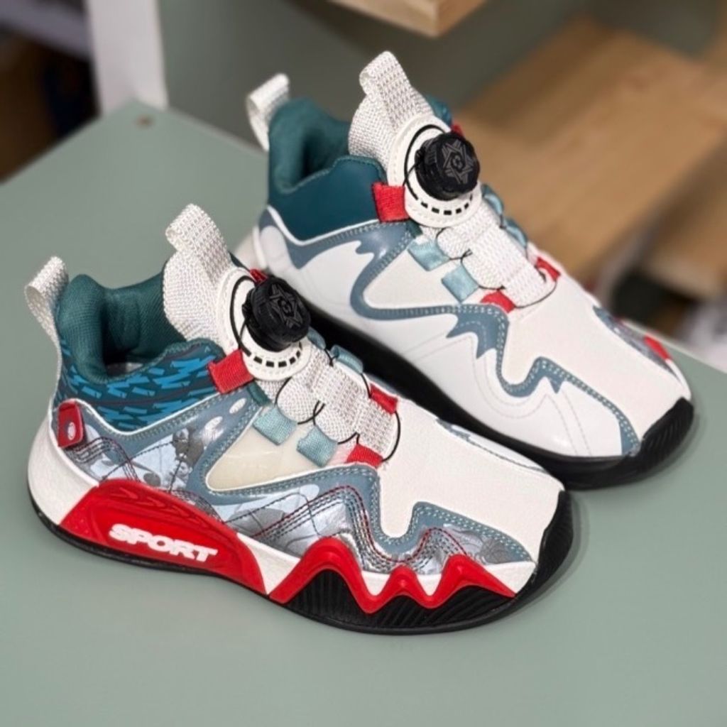 قیمت ارزان کتونی بچگانه طرح بسکتبالی کد 4052904