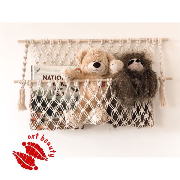 هولدر عروسک مکرومه کودک طرح نهال