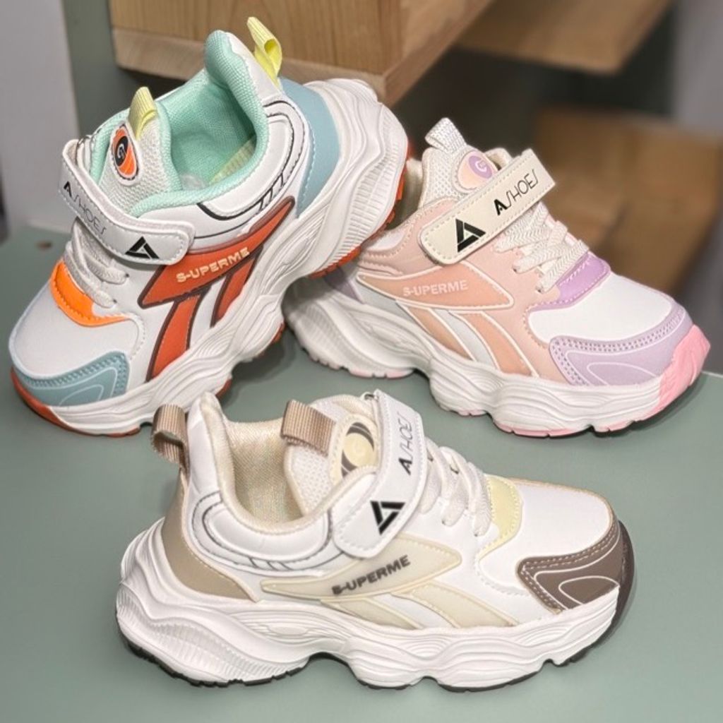 خرید اینترنتی قیمت کتونی بچگانه طرح Superme برند Ashoes کد 4060404