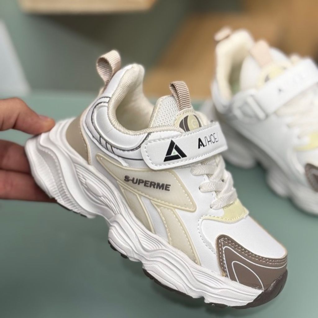 خرید اینترنتی قیمت کتونی بچگانه طرح Superme برند Ashoes کد 4060404