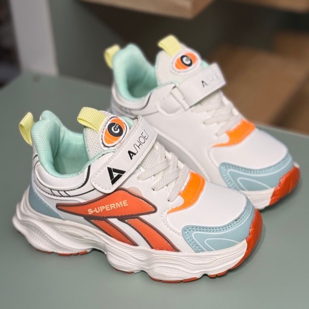 خرید اینترنتی قیمت کتونی بچگانه طرح Superme برند Ashoes کد 4060404