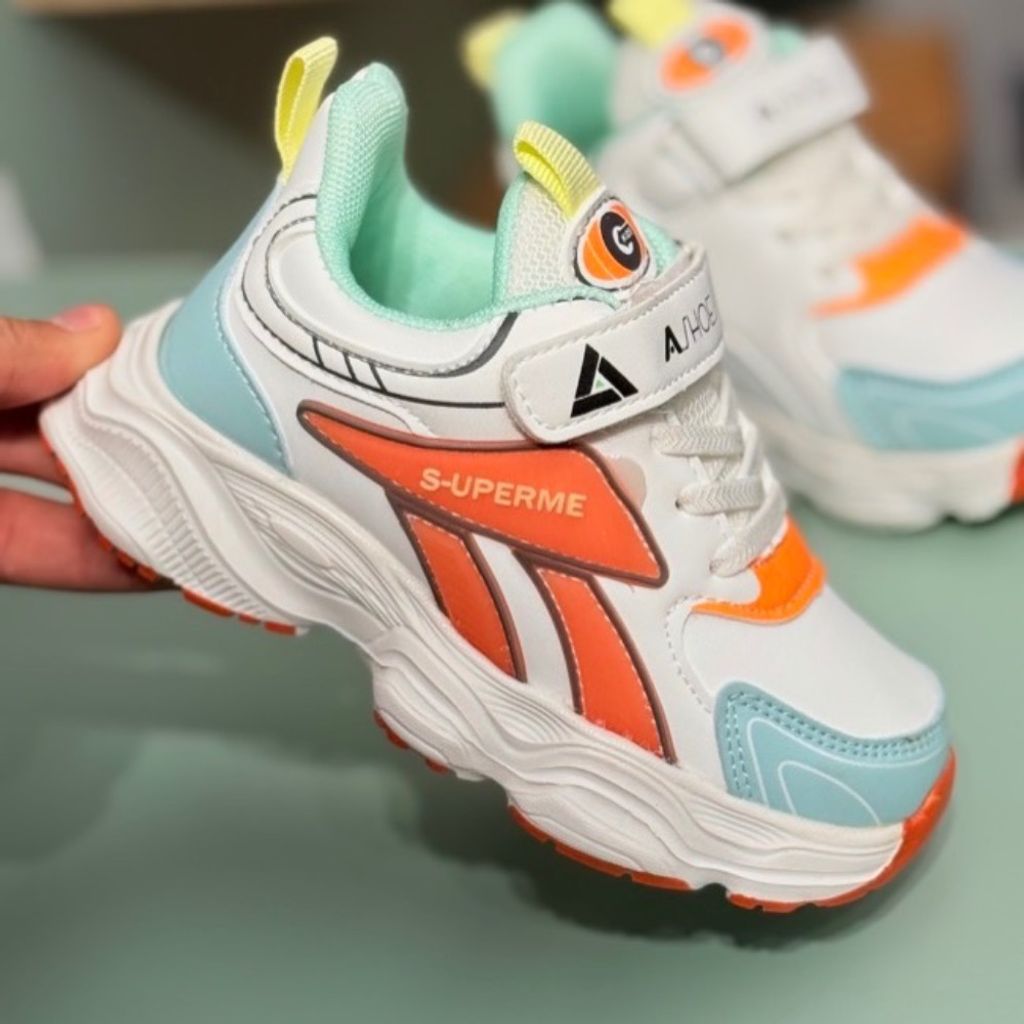 قیمت ارزان کتونی بچگانه طرح Superme برند Ashoes کد 4060404