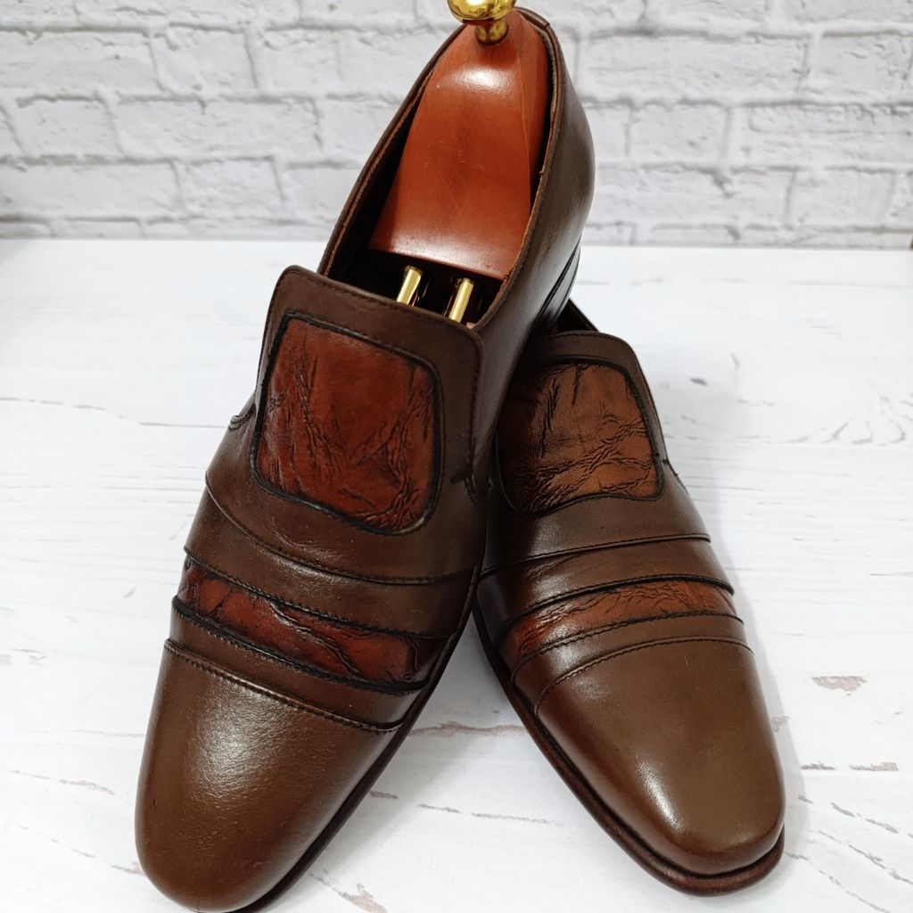 خرید انلاین کفش مردانه زیره چرم طبیعی گاومیش مدل رابرت تک سایز