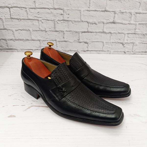 کفش مردانه زیره چرم طبیعی گاومیش مدل نیکوزیا تک سایز