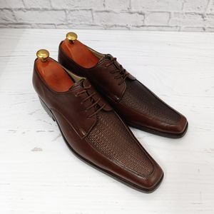 فروش اینترنتی کفش مردانه زیره چرم طبیعی گاومیش مدل سانتوز تک سایز