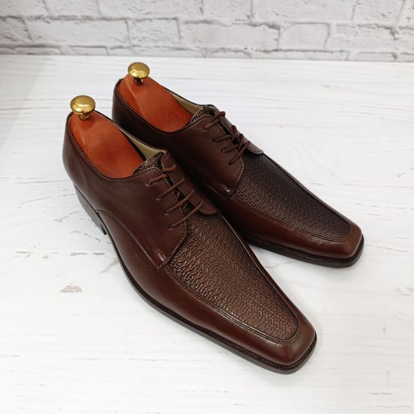 کفش مردانه زیره چرم طبیعی گاومیش مدل سانتوز تک سایز